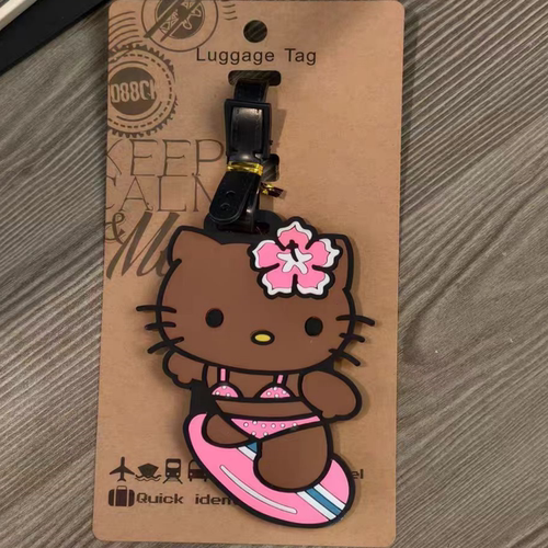 可爱KT猫凯蒂猫行李吊牌
