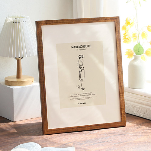 北欧简约风格实木挂墙画框