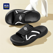 海澜之家男鞋 透气四季 新款 男时尚 休闲运动沙滩一字拖 外穿拖鞋 HLA