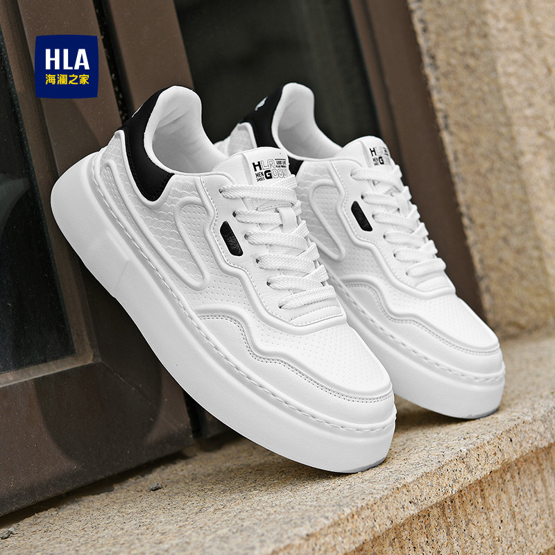 舒适休闲板鞋增高耐磨小白鞋男