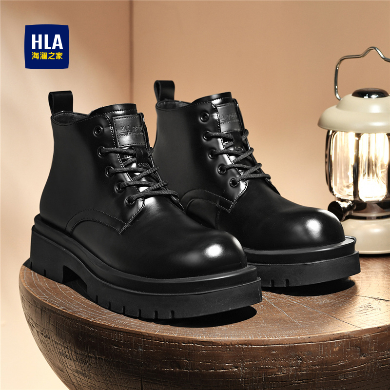 马丁靴男款厚底时尚英伦耐磨
