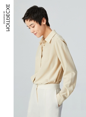 EXCEPTION例外女装女装春垂感简约休闲衬衫AC22-B1F21