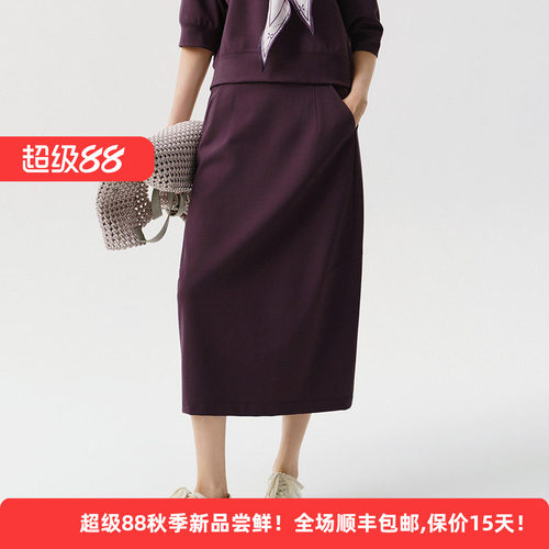 商场同款优雅简约高级感女半身裙