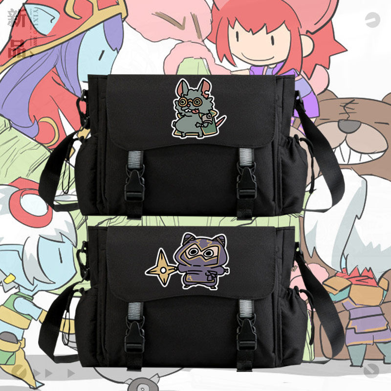 趣味恶搞约德尔人提莫露露英雄联盟斜跨包男女同款休闲单肩包lc