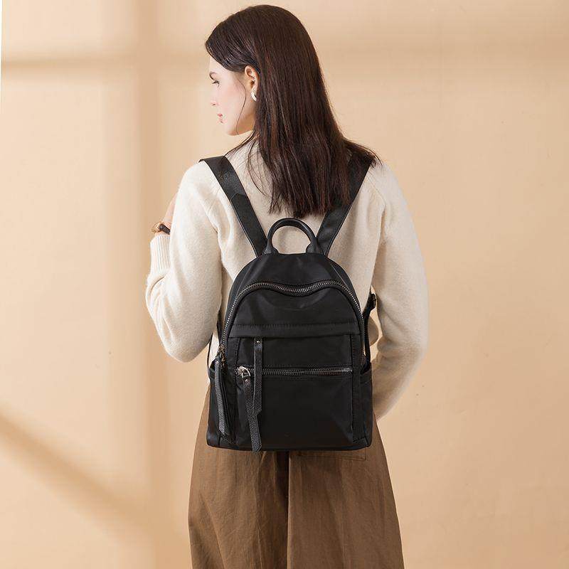 韩版双肩包女2025新款大容量牛津布防水时尚旅行帆布背包通勤女包,箱包皮具/热销女包/男包,通用款女包,淘宝优惠券,粉丝福利购,淘宝优惠卷