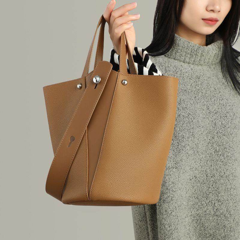 上班通勤水桶大容量菜篮子包包2025新款高级女包单肩手提,箱包皮具/热销女包/男包,通用款女包,淘宝优惠券,粉丝福利购,淘宝优惠卷