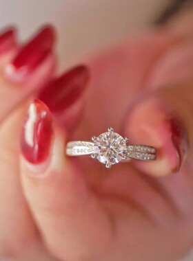 蜂巢戒指窄版镀18k蜂窝彩金指环韩潮人时尚饰品满钻情侣带钻叠戒