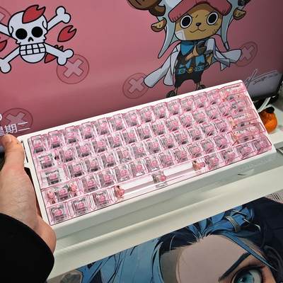 ace68粉色透明键帽大全套PC原厂