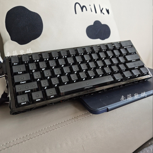 wooting60黑雾透键帽顶部磨砂四周透明满改PC原厂磁轴客制化键盘