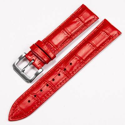 头层牛皮真皮表带 针扣柔软手表皮带配件watch strap18 20 22mm定