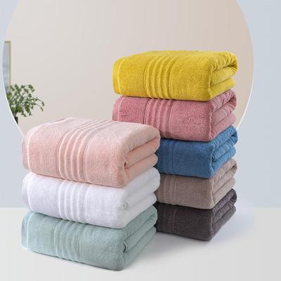 浴巾全棉加大80*160高品质素色柔软吸水成人裹巾棉加厚浴巾定制