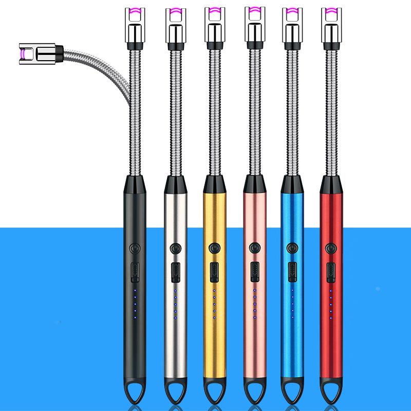 JL891带挂扣厨房棍型引火工具脉冲充电usb点火棒打火机 厨具用品