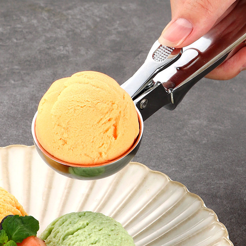 亚马逊锌合金雪糕勺冰激凌球勺子冰淇淋勺冰淇淋挖球勺挖球器