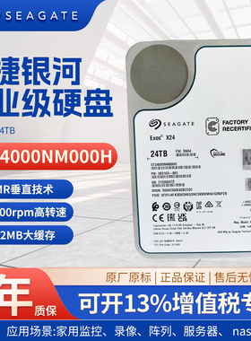 正品希捷银河系企业级ST24000NM001C硬盘24TB机械硬盘服务器sata