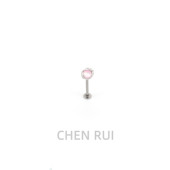 唇钉设计感小众钛钢饰品学生直钉亚文化钉子唇环高级感爆闪可爱