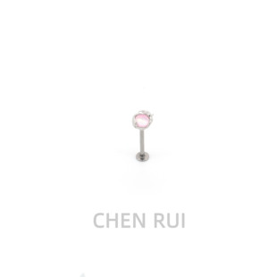 唇钉设计感小众钛钢饰品学生直钉亚文化钉子唇环高级感爆闪可爱