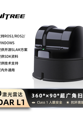 Unitree宇树4DLiDAR L13D激光雷达导航避障slam超广角360深度扫描