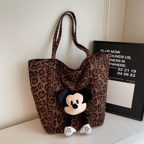 可爱卡通米奇托特包秋冬新款