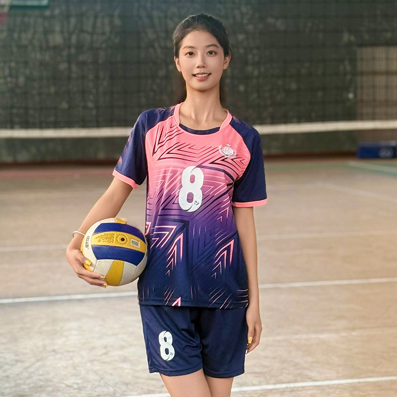 2025新款排球服定制男女款短袖网排球衣乒乓球羽毛球比赛队服套装