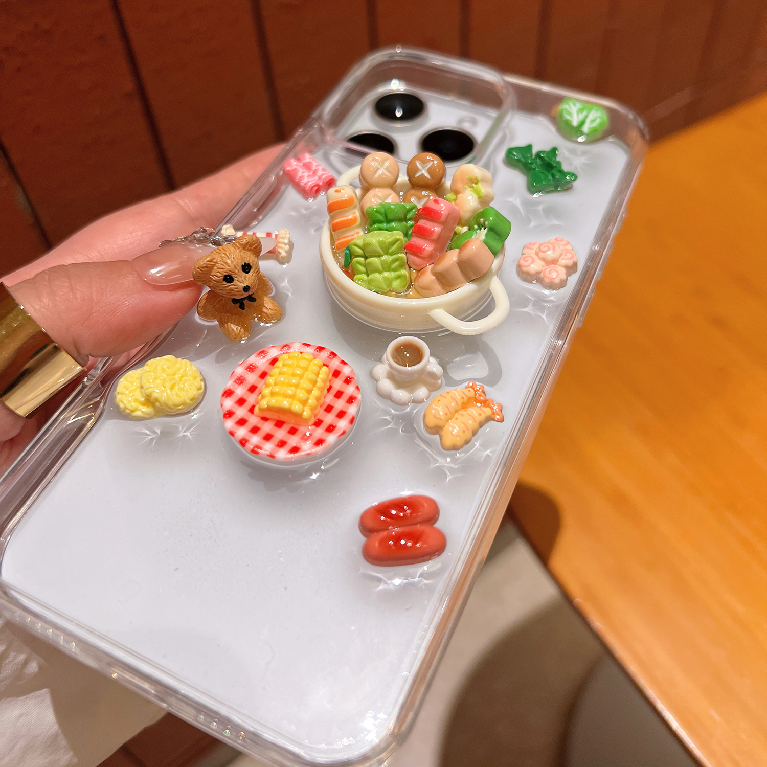 被美食包围的手机壳！！火锅