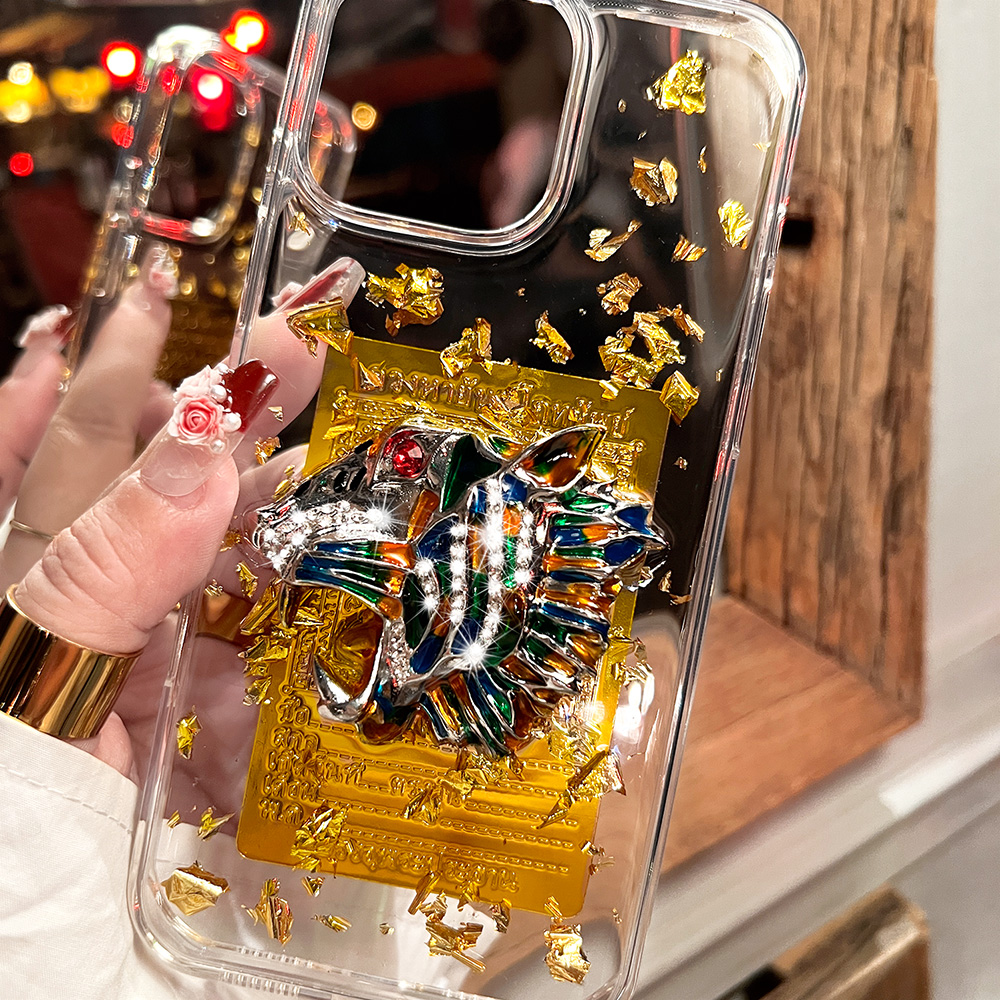 【转运招财】满钻虎头新款手机壳