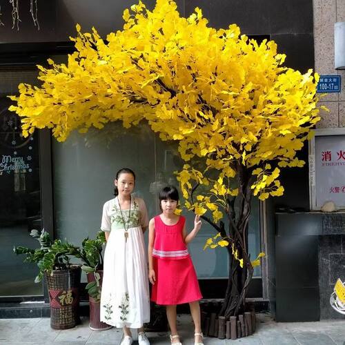 仿真树假树仿真银杏树许愿树装饰