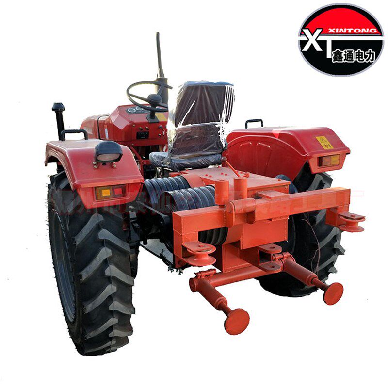 300拖拉机绞磨500拖拉机机动绞磨 四轮车牵引机 15吨拖拉机