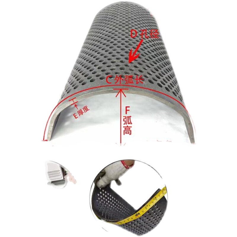 塑料粉碎机破碎机筛网配件罗底碎料机加厚不锈钢网筛筛子筛片筛板