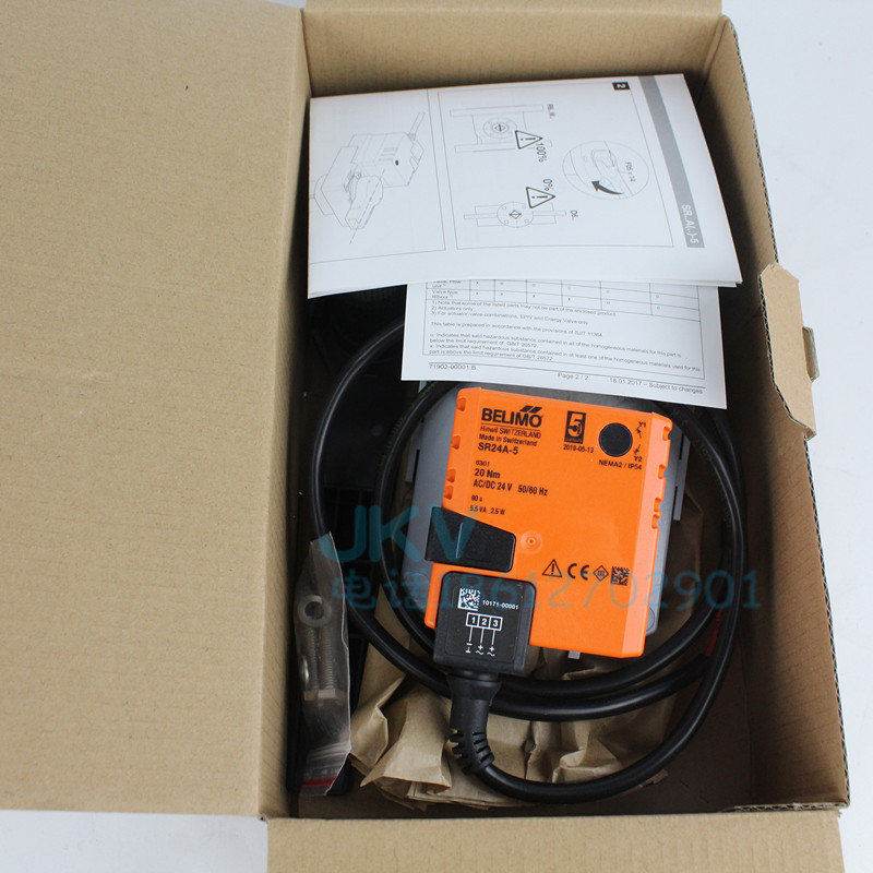 SR24A-5电动k球阀执行器搏力谋进口 BELIMO电动蝶阀执行器现货24V