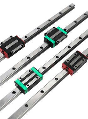 精密直线导轨滑块上银通配HGH15/20/25/30/35/45/55CA方形法兰