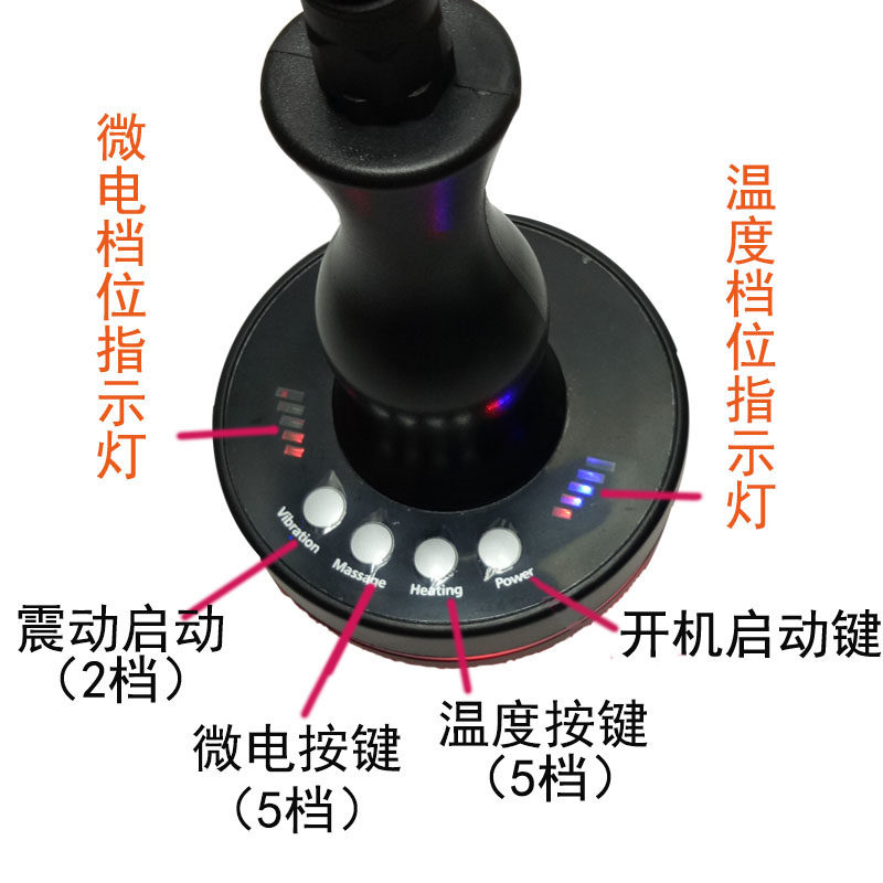 远红外线发热微电震动五行养生理疗经络刷美体瘦身按摩刷刮痧仪器