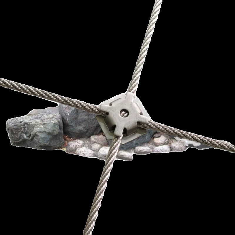 被动边坡防护网sns柔性防护网护坡安防落石钢丝网护坡绞索网