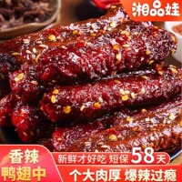 湘品娃鸭翅香辣鸭翅中湖南特产爆辣鸭肉制品熟食开袋即食102g/袋