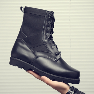 正品羊毛靴钢头刚底马丁靴男冬防寒靴大码棉靴军迷作战靴寒区毛靴
