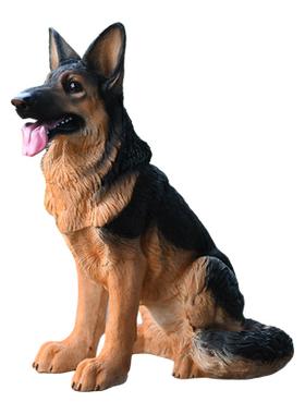 户外花园庭院草坪狼狗摆件