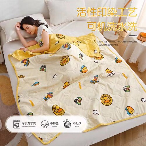 小黄鸭正品夏凉被午睡空调薄被子