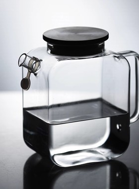 日本冰箱冷水壶玻璃冷泡茶壶冰水壶凉茶冷萃凉水杯耐高温家用夏天