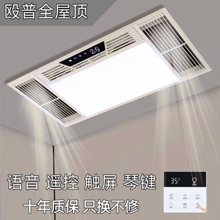 风暖浴霸照明排气扇一体卫生间集成吊顶灯浴室五合一多功能暖风机