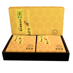 春皇小勺蜜 8g*20支盒装中华蜜蜂采酿天然蜂蜜成熟原蜜