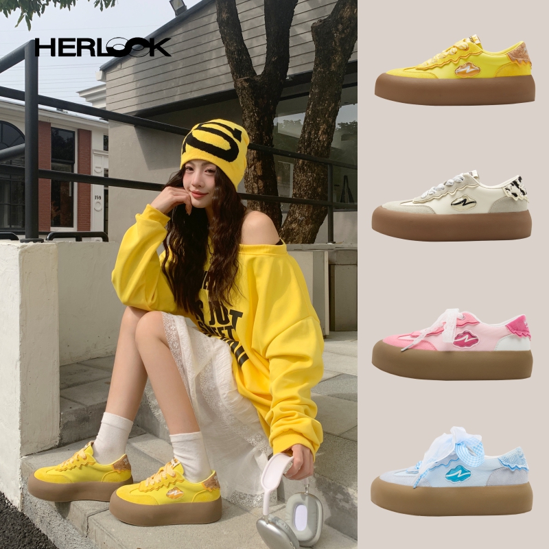HERLOOK融化系列厚底增高德训鞋