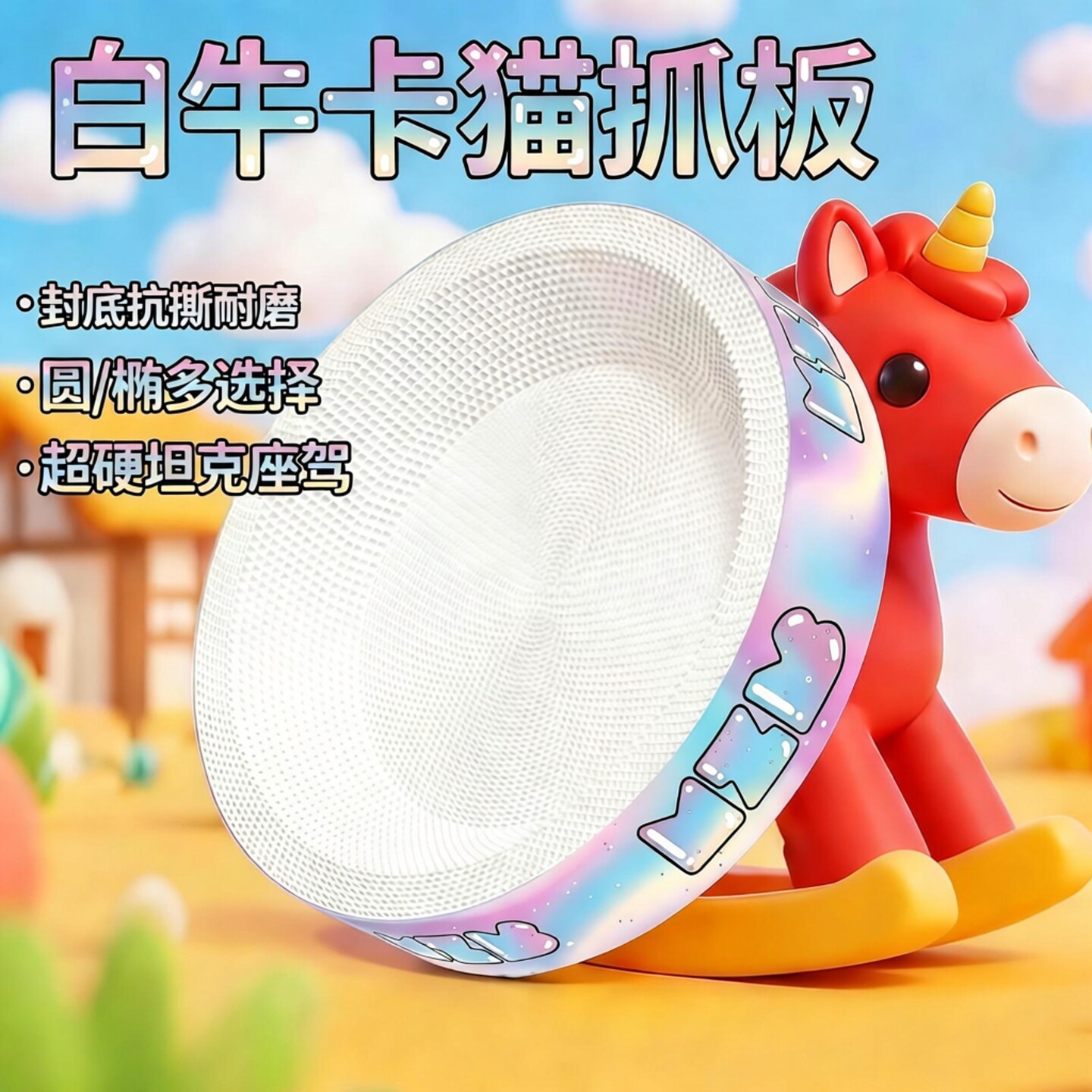 【品质升级】一体耐抓耐磨猫抓板图片
