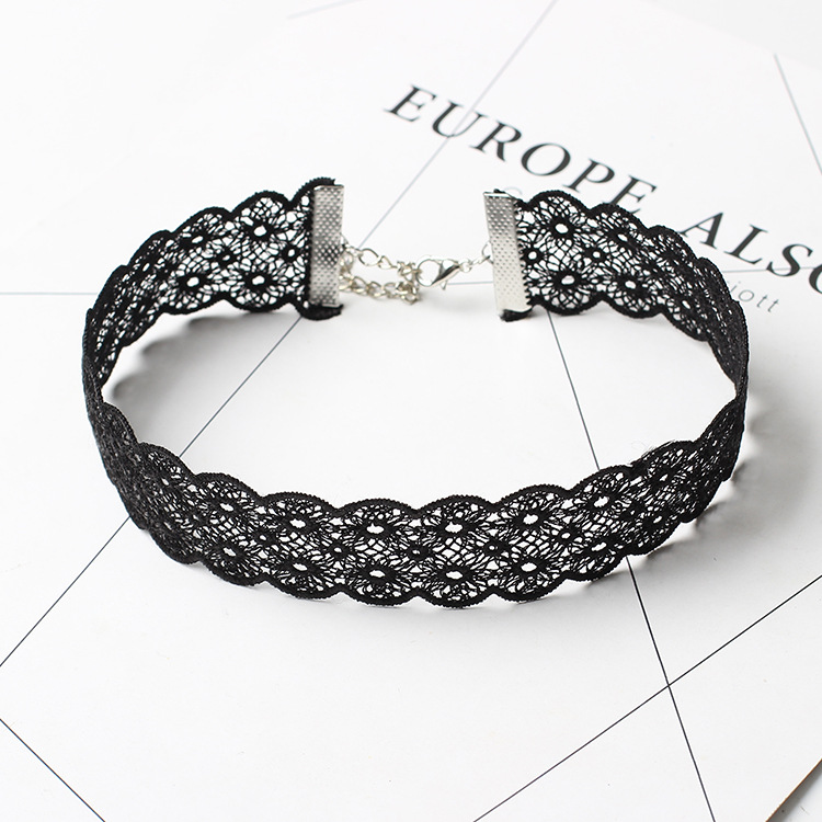 哥特式项链遮甲状腺镂空创意