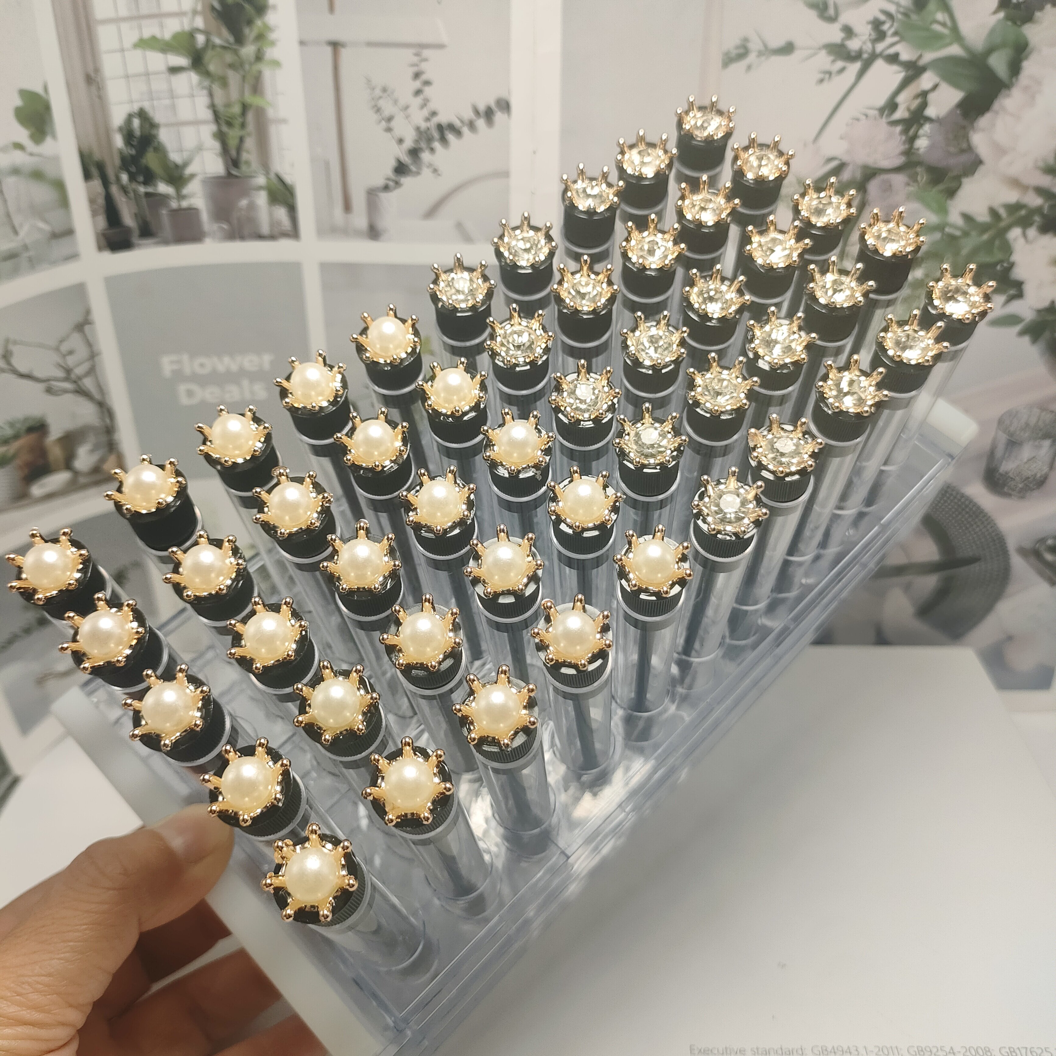 皇冠款嫁接假睫毛刷独立透明管装一次性睫毛刷美睫螺旋眉刷化妆刷