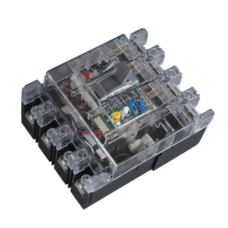 漏电断路器透明开关M1LE-125/4300塑料外壳式三相四线漏电开关