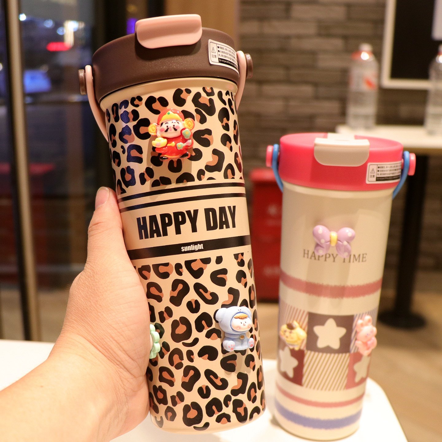 316不锈钢保温杯双饮吸管杯办公室高颜值男女咖啡杯子可爱大容量,餐饮具,保冷/保温杯,淘宝优惠券,粉丝福利购,淘宝优惠卷