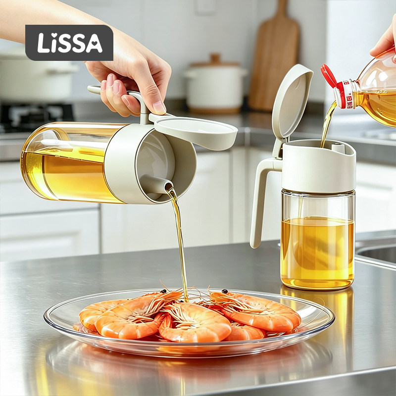 lissa免拧盖油壶平替家用倒油壶图片