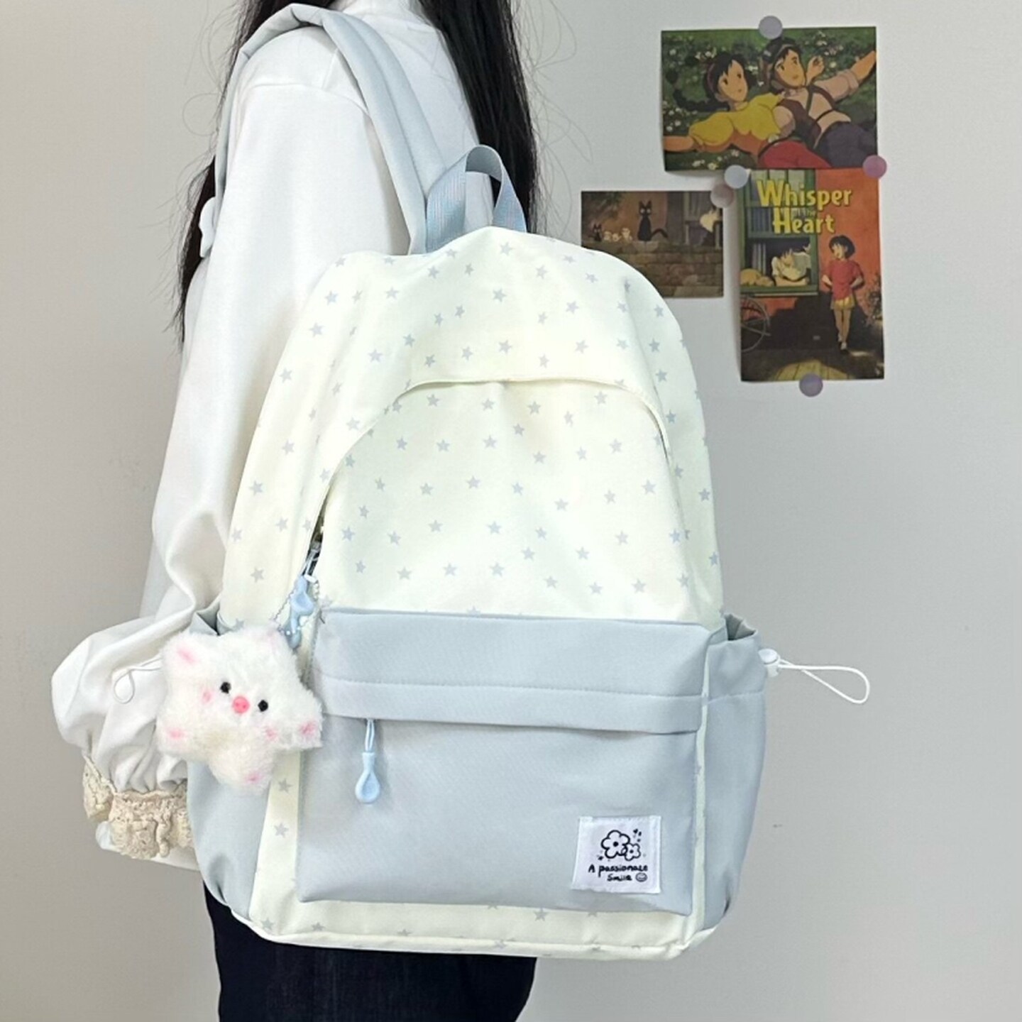 书包女生小学生高中初中生高颜值大容量女学生双肩包轻便简约背包