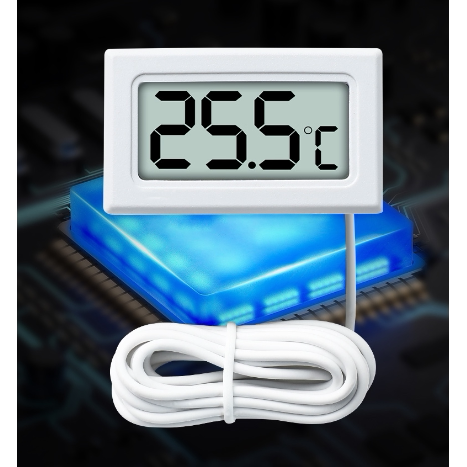 鱼缸电子温度计水族高精度带探头冰箱专用温度表显示器数显水温计