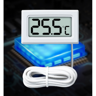 鱼缸电子温度计水族高精度带探头冰箱专用温度表显示器数显水温计