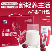 忠厚红枣酸奶整箱200g12盒红枣风味酸奶官方旗舰店正品 儿童酸奶